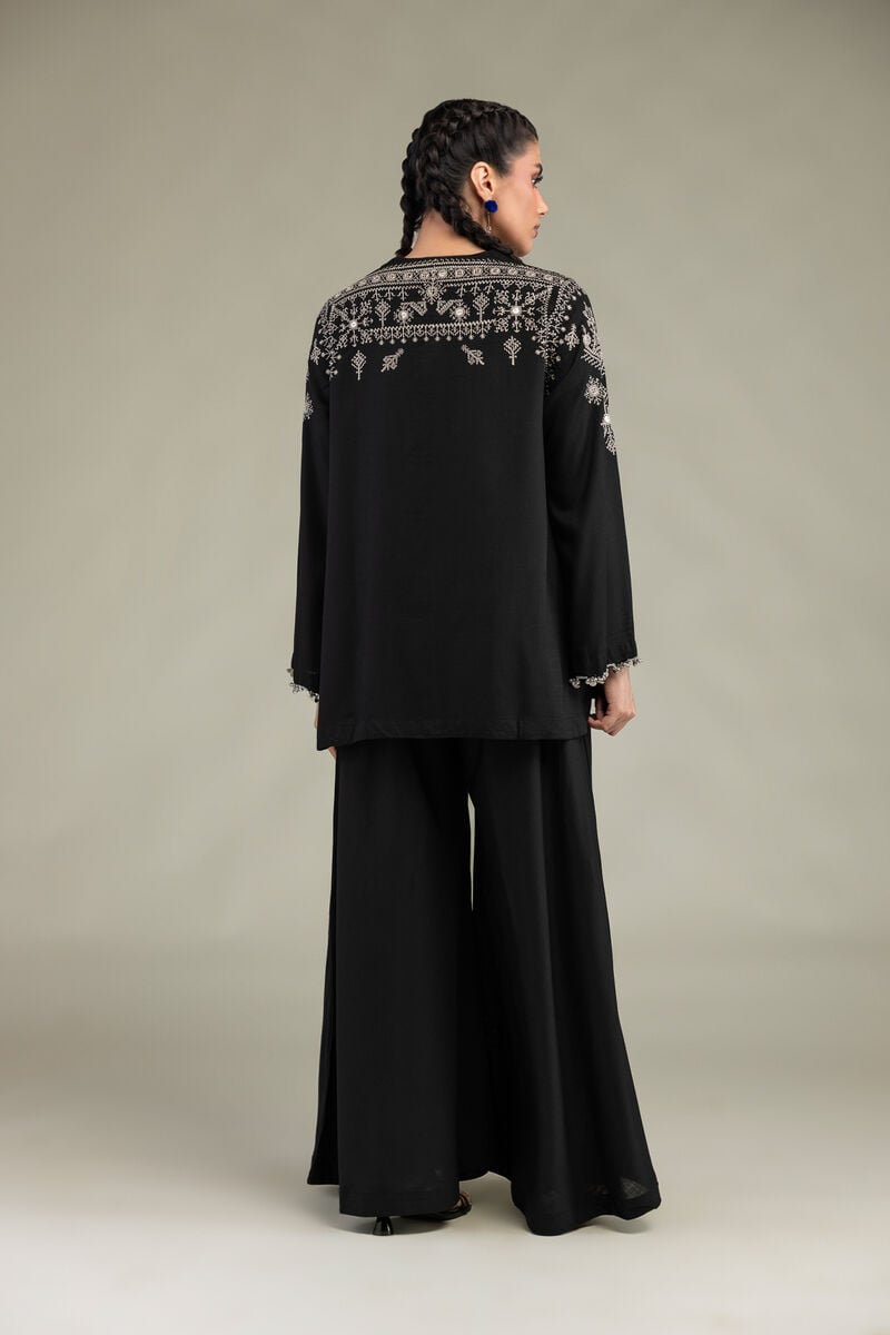 Embroidered | Raw Silk | Short Silk Kurta | USD 60.00