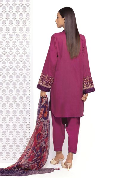 Embroidered | Crosshatch | Tailored 3 Piece | USD 25.50