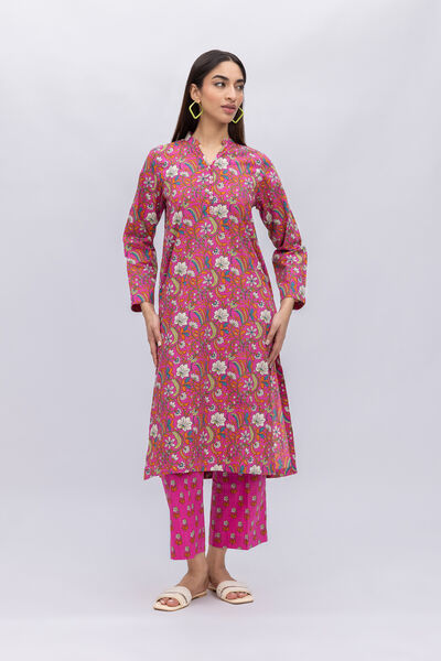 Printed | Crosshatch Poplin | Kurta | USD 25.00