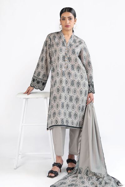 Embroidered | Lawn | Fabrics 3 Piece | USD 12.00
