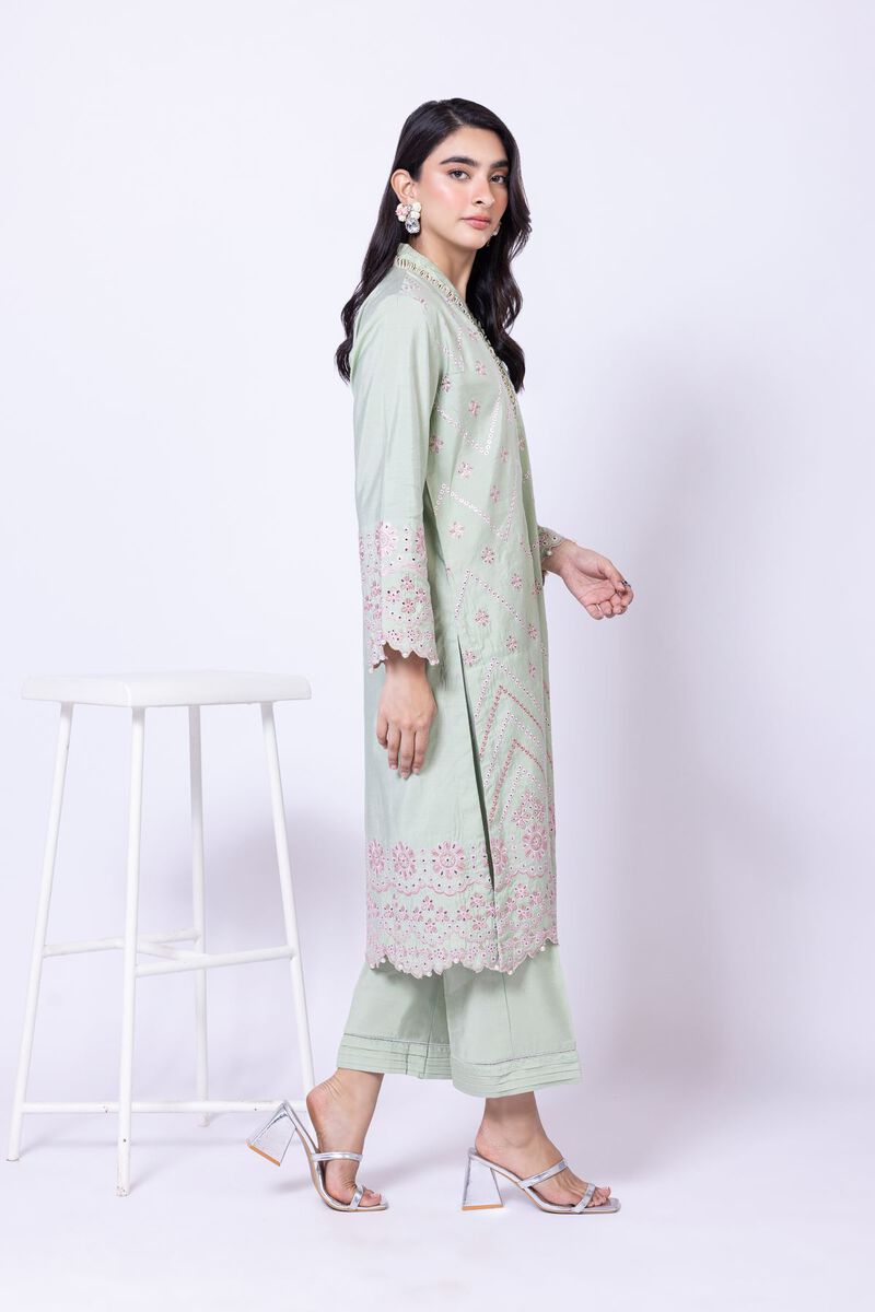 Embroidered | Dull Raw Silk | Kurta | USD 25.00