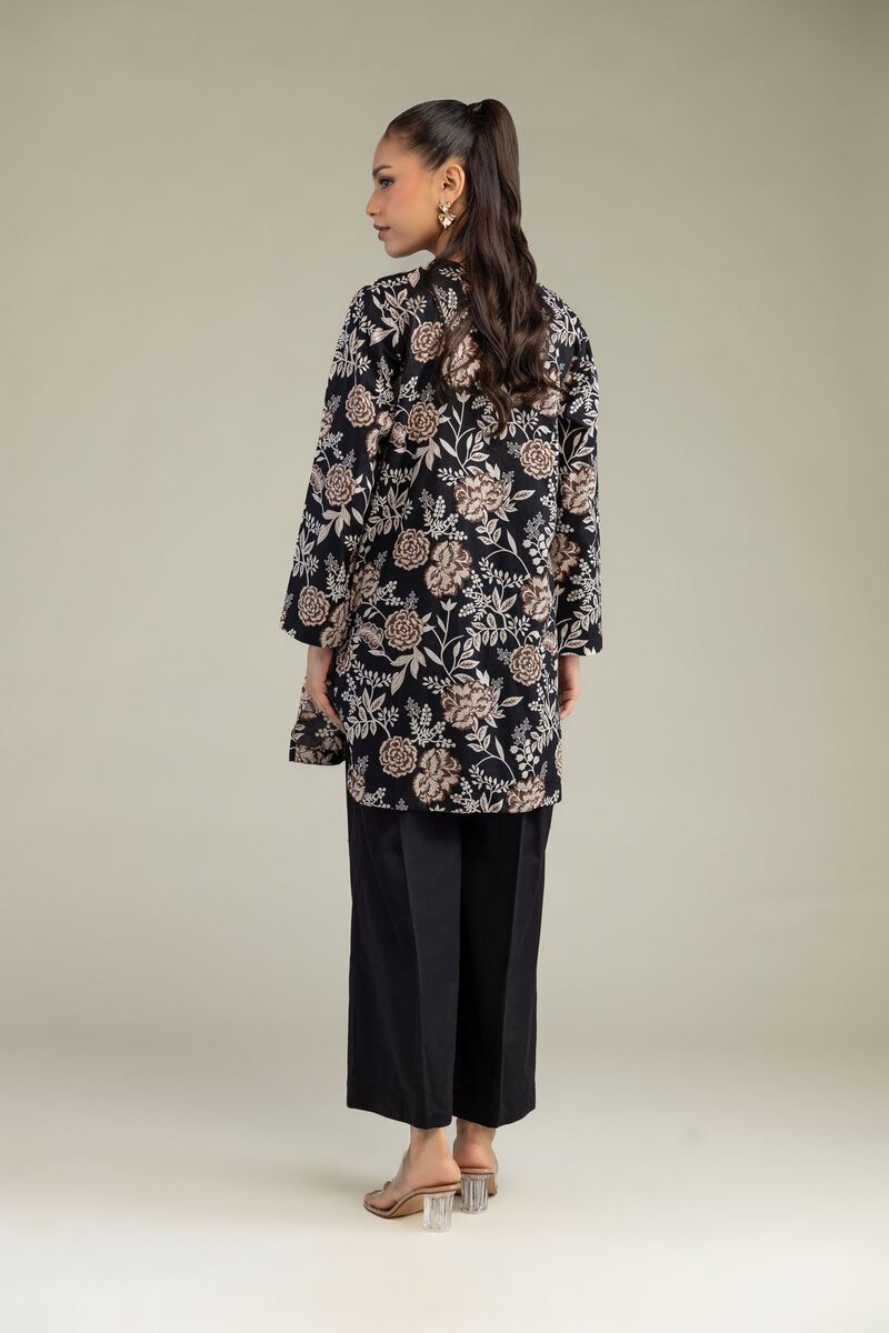 Printed | Cambric | Black Cambric Kurta | USD 35.00