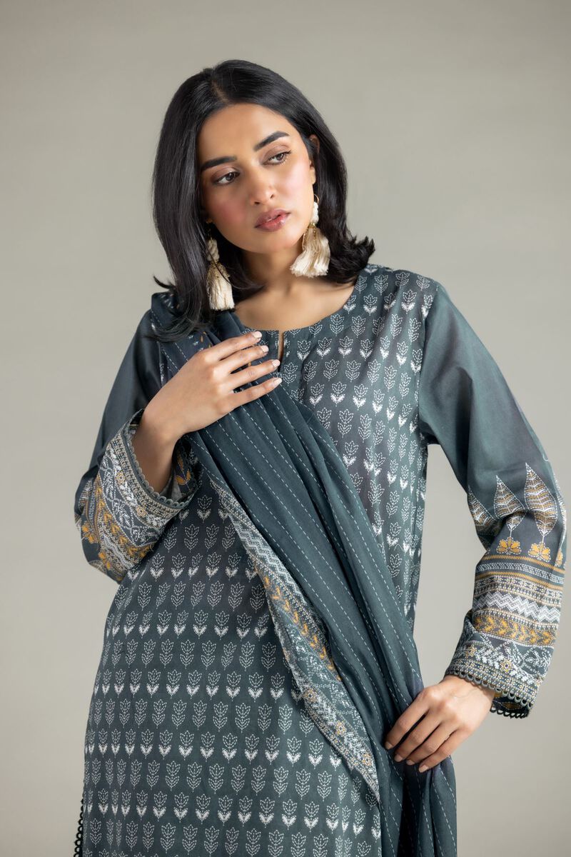 Printed | Lawn | Tailored 3 Piece | USD 60.00