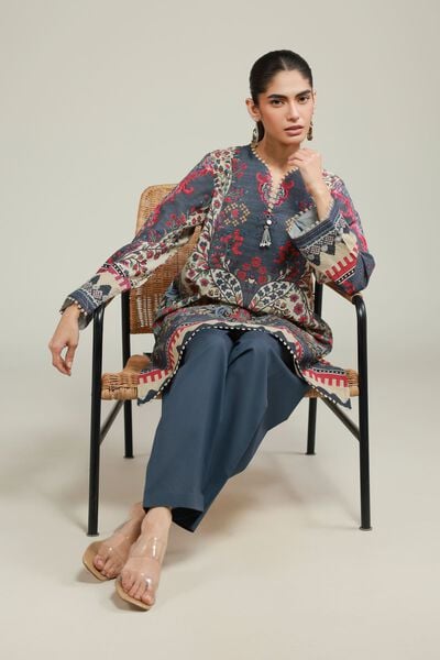 Embroidered | Messuri | Tailored 2 Piece | Top and Bottom | USD 55.00