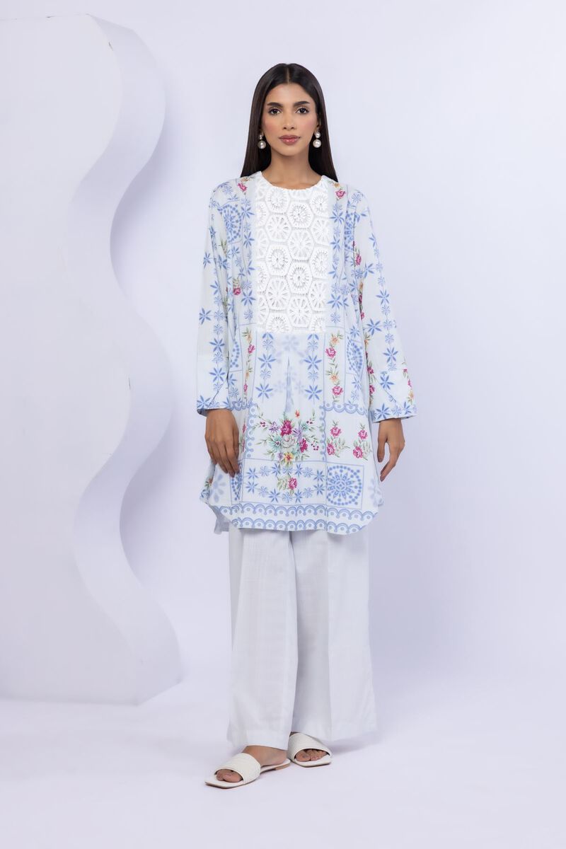 Embroidered | Crosshatch Poplin | Kurta | USD 15.00