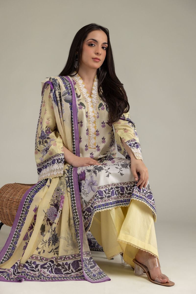 Embroidered | Cambric | Cambric 3-Piece Tailored | USD 70.00