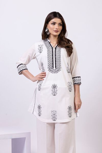 Embroidered | Cambric | Kurta | USD 35.00