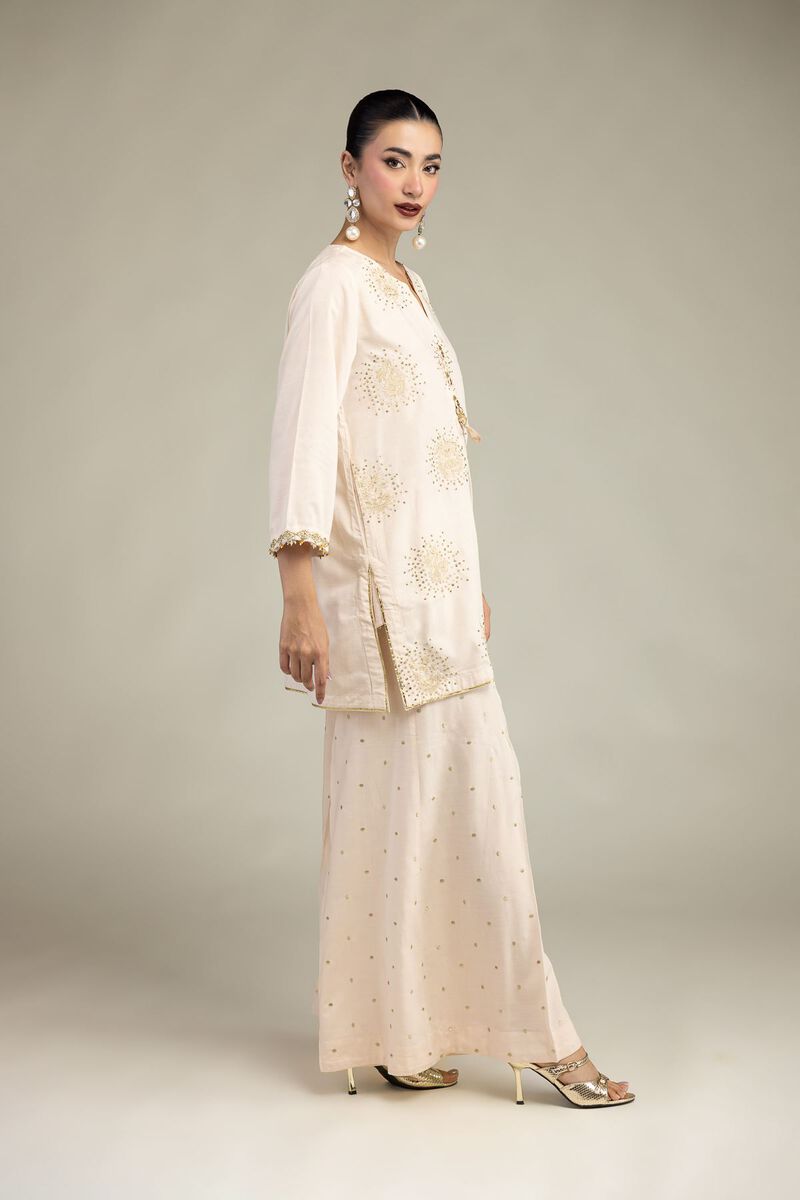 Embroidered | Raw Silk | Raw Silk Pants | USD 35.00