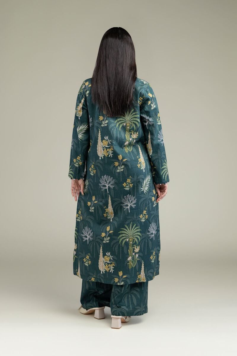 Printed | Cotton Dobby | Floral V-Neck Kurta | USD 30.00