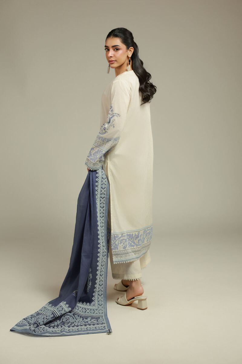 Printed | Cambric | Tailored 3-Piece Set | USD 65.00