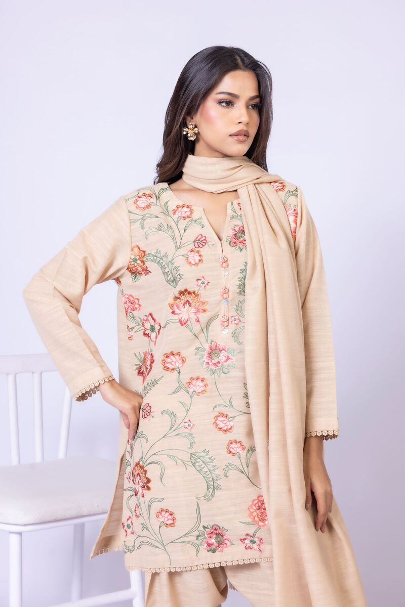 Dyed | Textured Cotton | Dupatta | USD 17.00