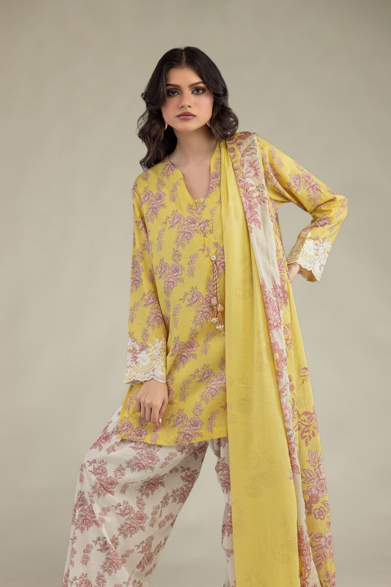 Embroidered | Lawn | Lawn Floral Dupatta | USD 30.00