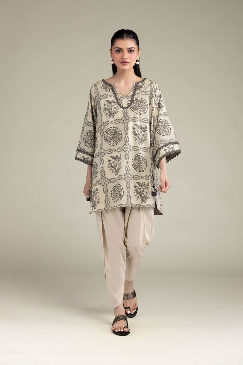 Printed | Cotton Viscose | Beige Solid Shalwar | USD 30.00