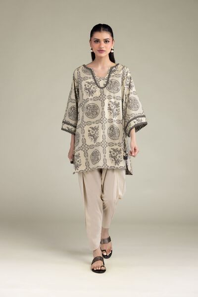 Printed | Cotton Viscose | Beige Solid Shalwar | USD 30.00