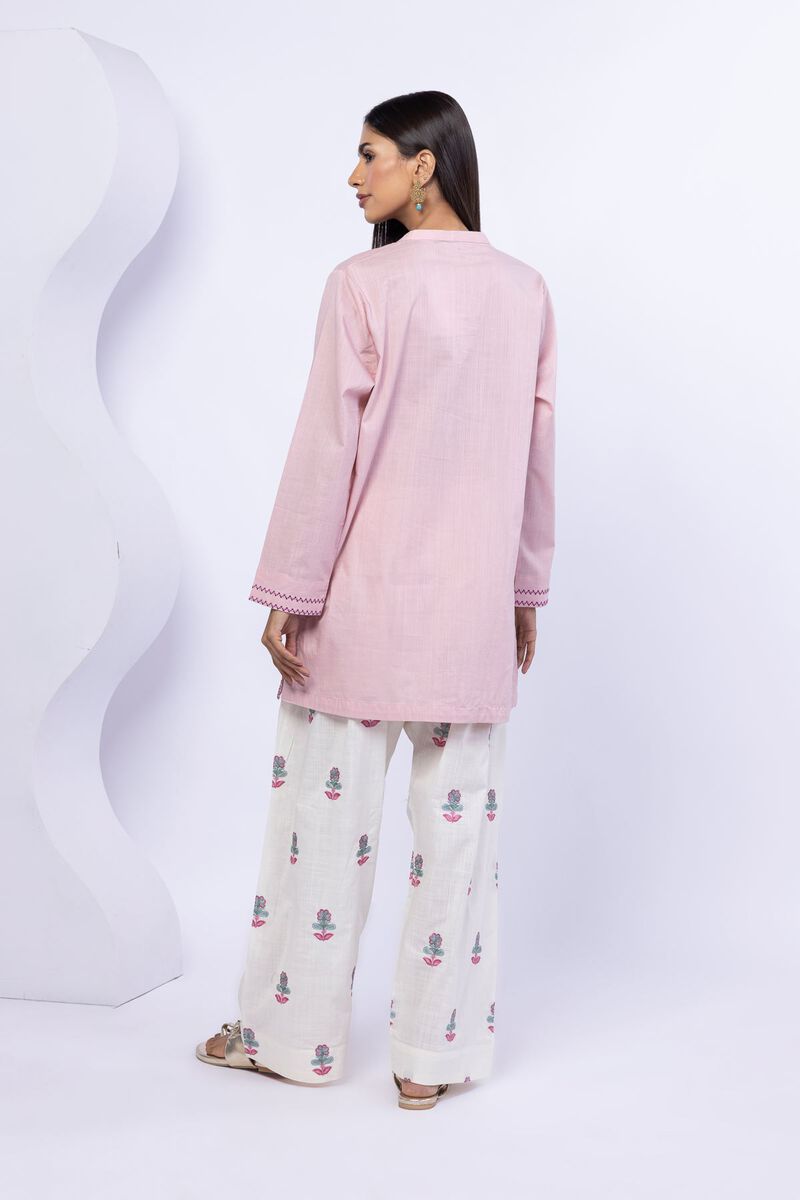 Embroidered | Crosshatch Poplin | Kurta | USD 17.50