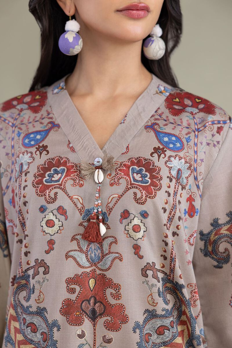 Printed | Cambric | Printed Floral Kurta | USD 35.00