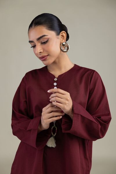 Dyed | Textured Cotton | Solid Cotton Kurta | USD 35.00