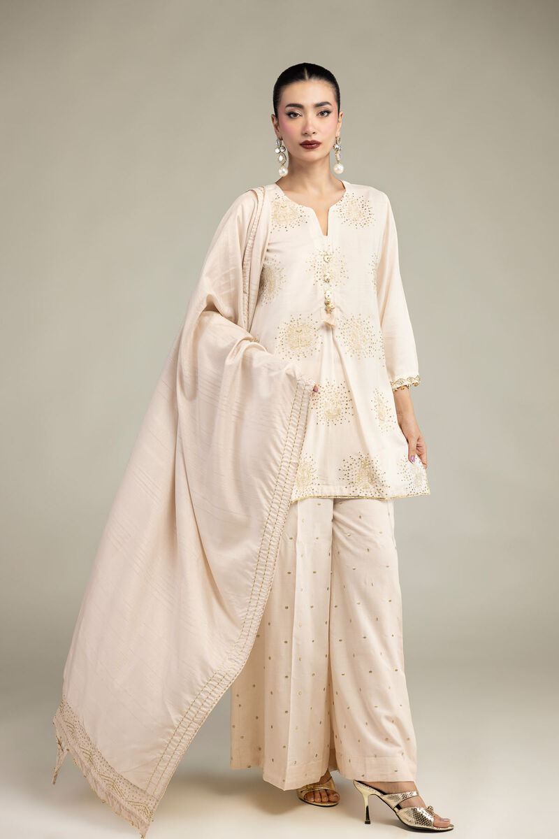 Embroidered | Polyester Silk | Silk Gota Dupatta | USD 35.00