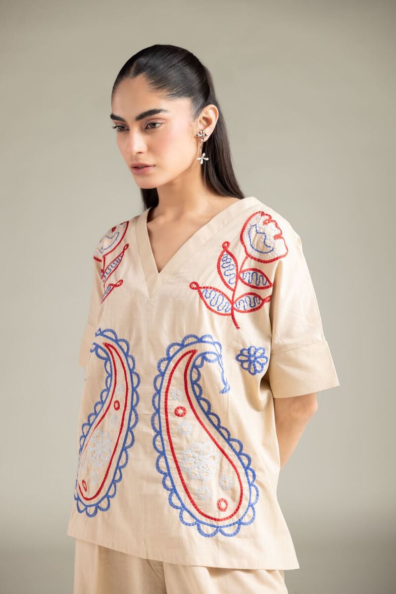 Textured Cotton | Shirt | USD 30.00