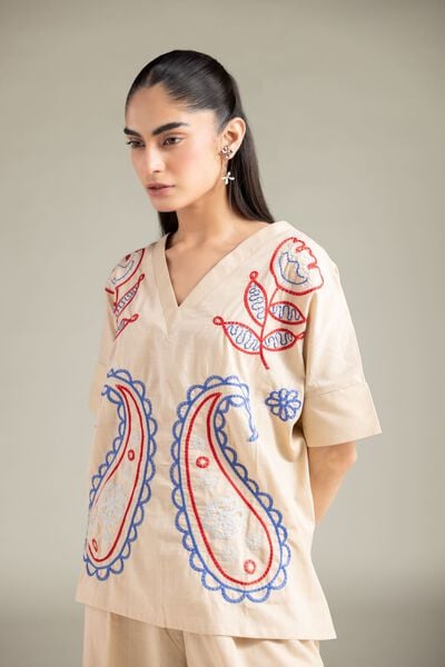 Textured Cotton | Shirt | USD 30.00