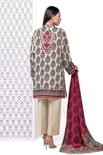 Printed | Marina Twill | Tailored 3 Piece | USD 37.50