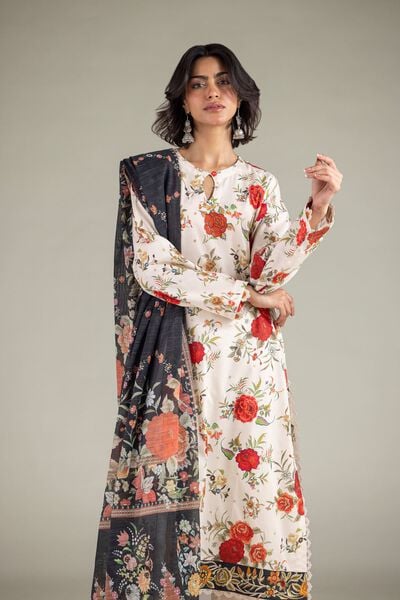 Embroidered | Cambric | Floral Tailored Set | USD 80.00