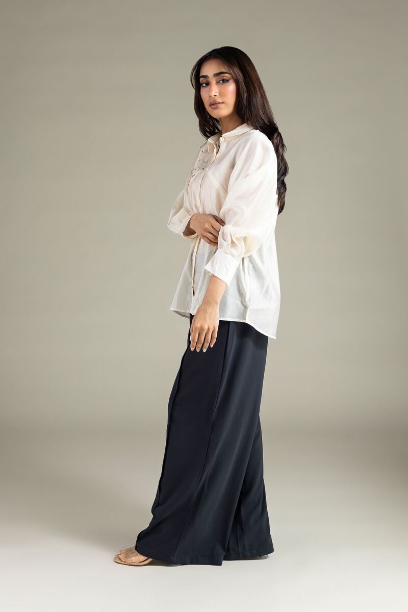 Dyed | Raw Silk | Trousers | USD 14.00