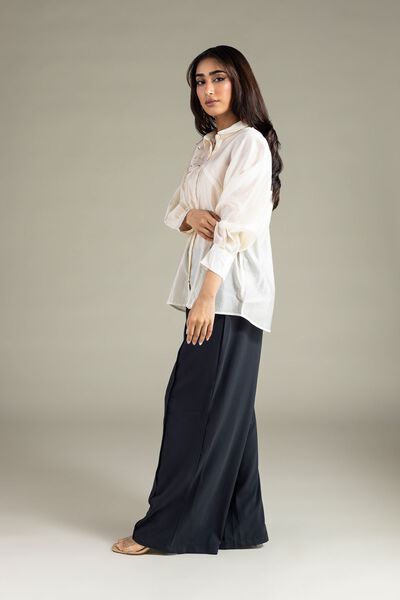 Dyed | Raw Silk | Trousers | USD 14.00