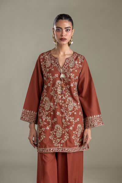 Embroidered | Heavy Blended Viscose | Short Viscose Kurta | USD 65.00