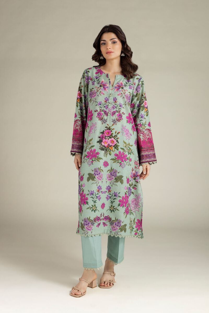 Printed | Messuri Dobby | Lawn Co-ord Set | USD 45.00