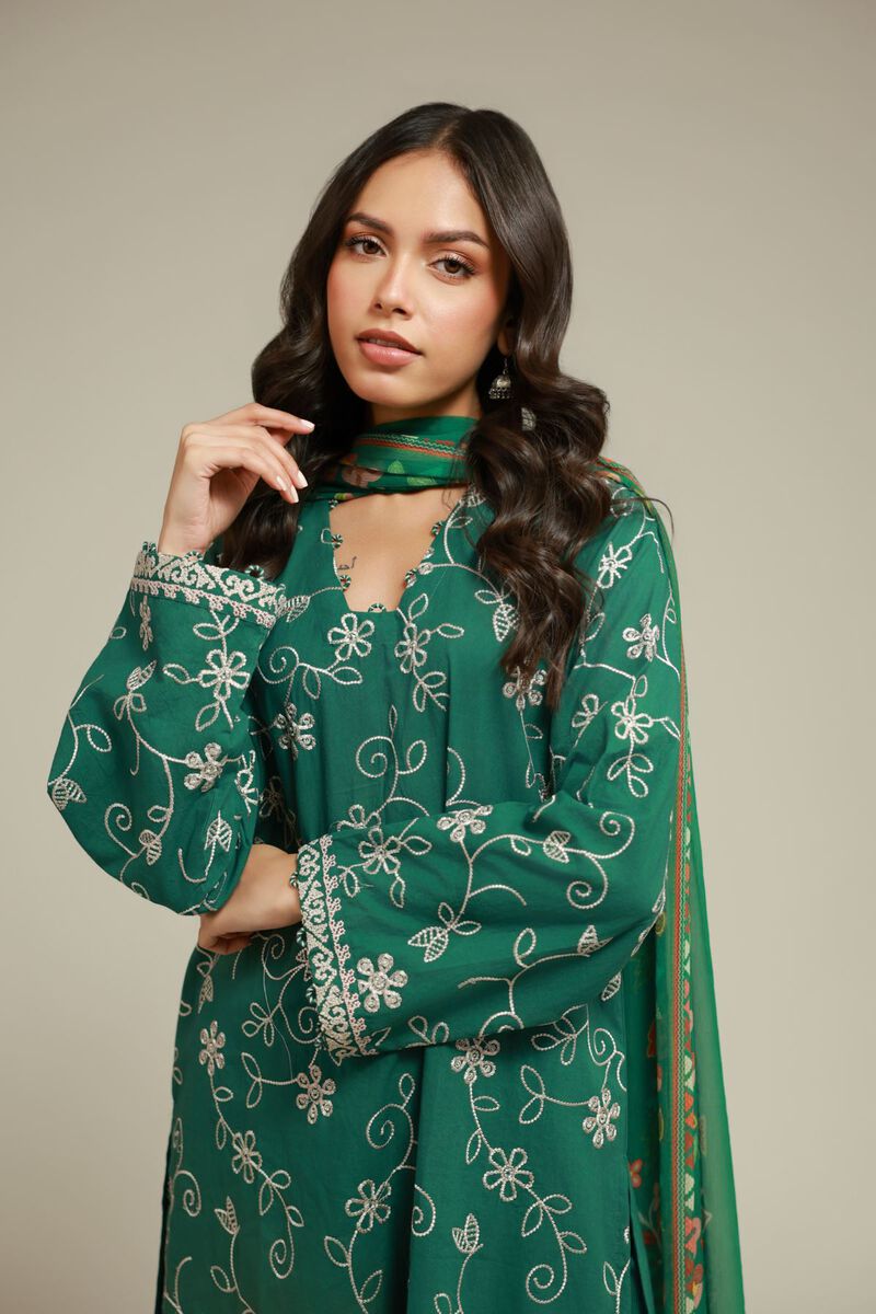 Embroidered | Cambric | Tailored Cambric Set | USD 70.00