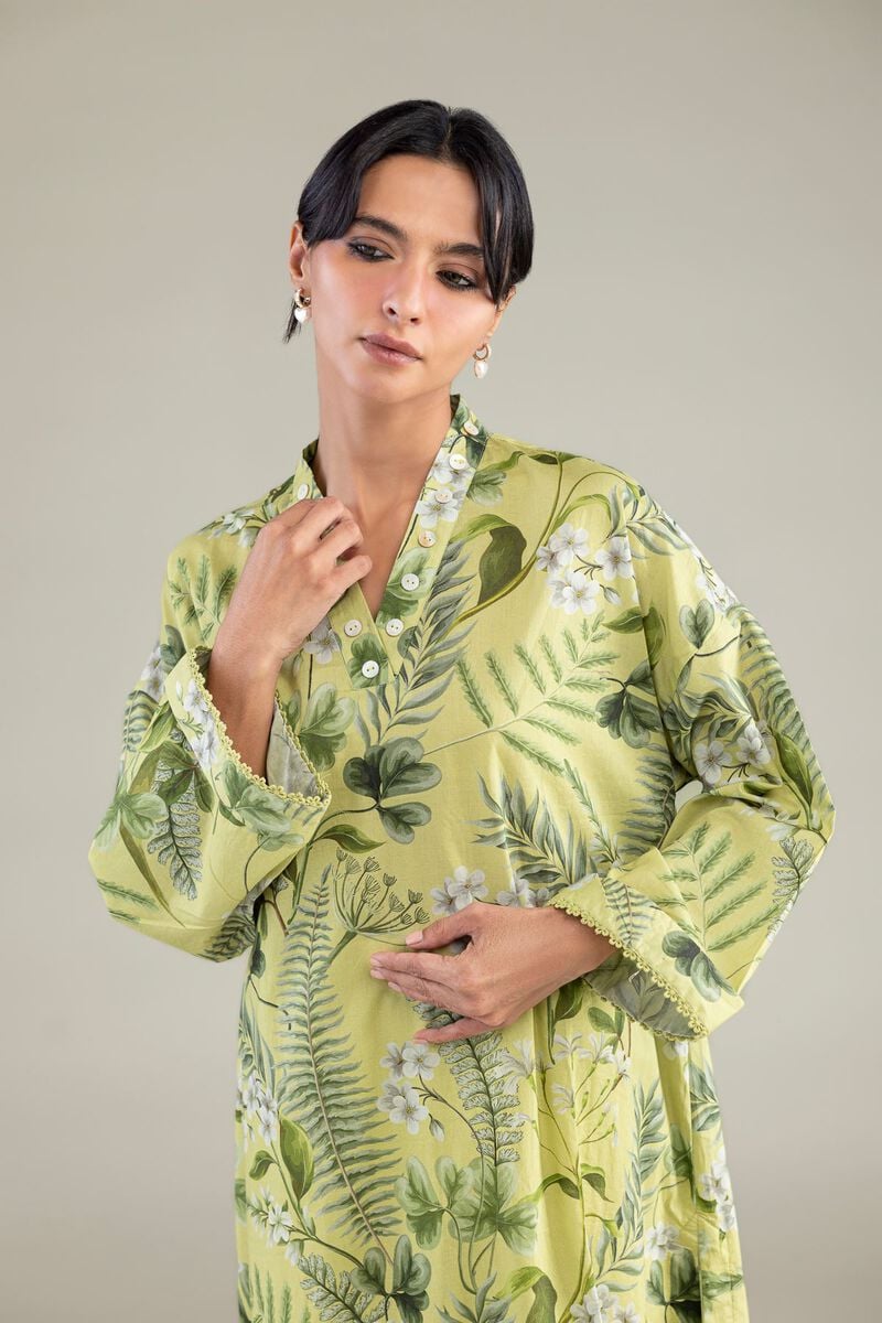 Printed | Cambric | Floral Longline Kurta | USD 35.00