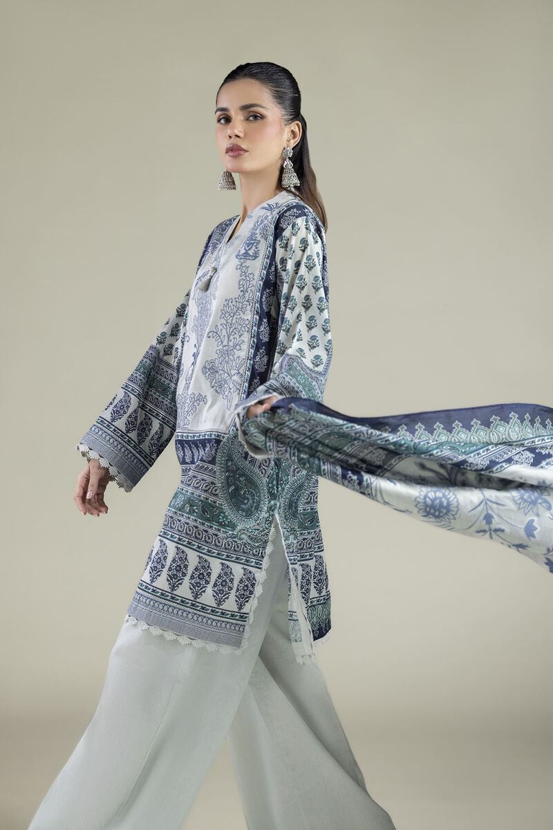 Printed | Jacquard | Floral Tailored Set | USD 65.00