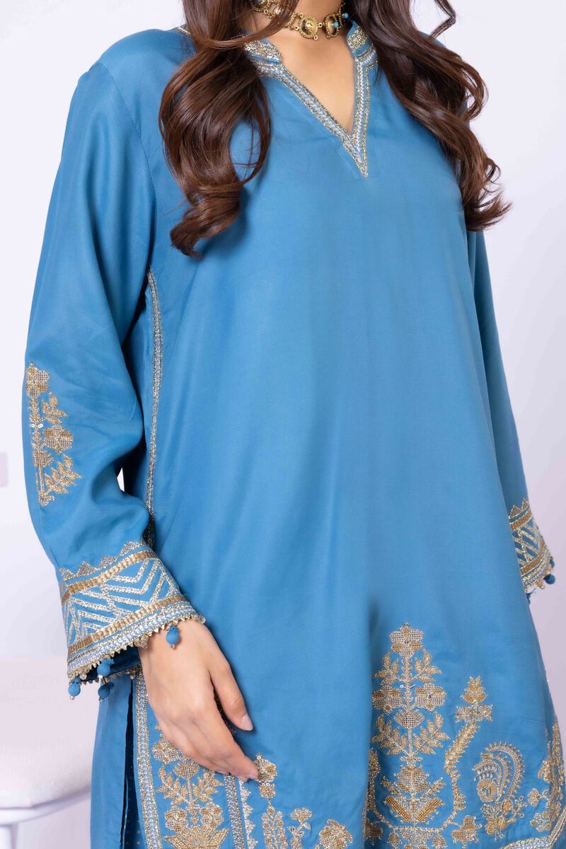 Embroidered | Viscose Oak Silk | Kurta | USD 50.00