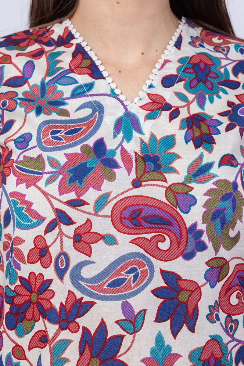 Printed | Cambric | Kurta | USD 6.00