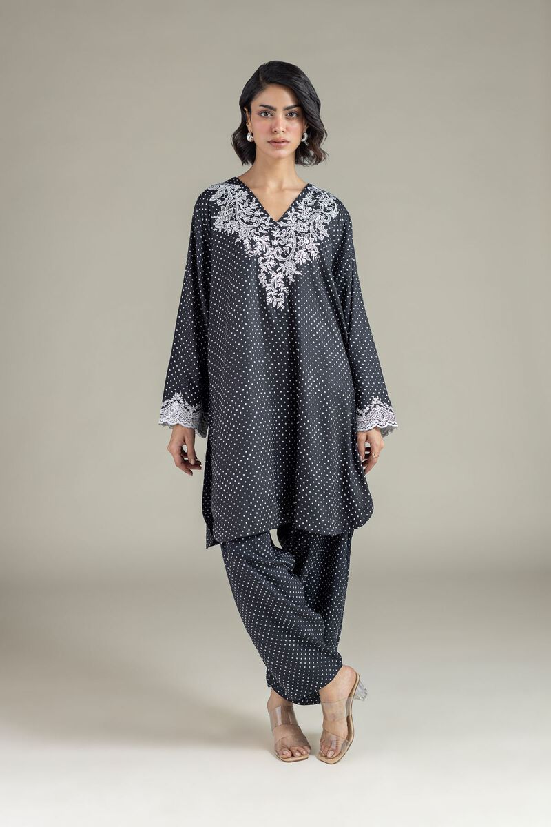 Printed | Marina | Polka Dot Shalwar  | USD 15.00