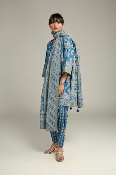 Printed | Cambric | Floral Summer Shalwar | USD 30.00