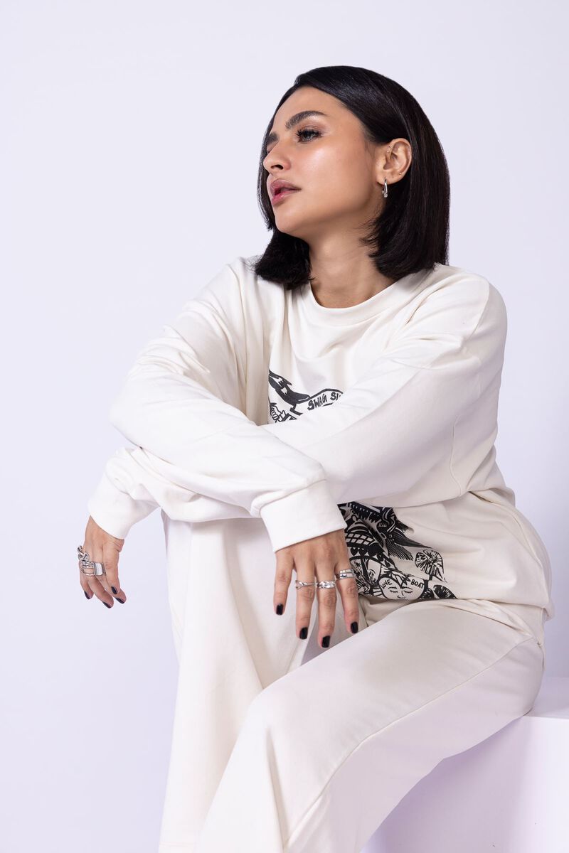 Printed | Lycra Terry | Sweatshirt | USD 6.00