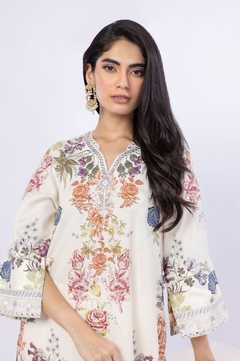 Embroidered | Russian Raw Silk | Kurta | USD 45.00
