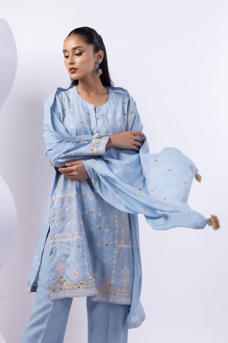 Dyed | Light Thai Silk | Dupatta | USD 30.00