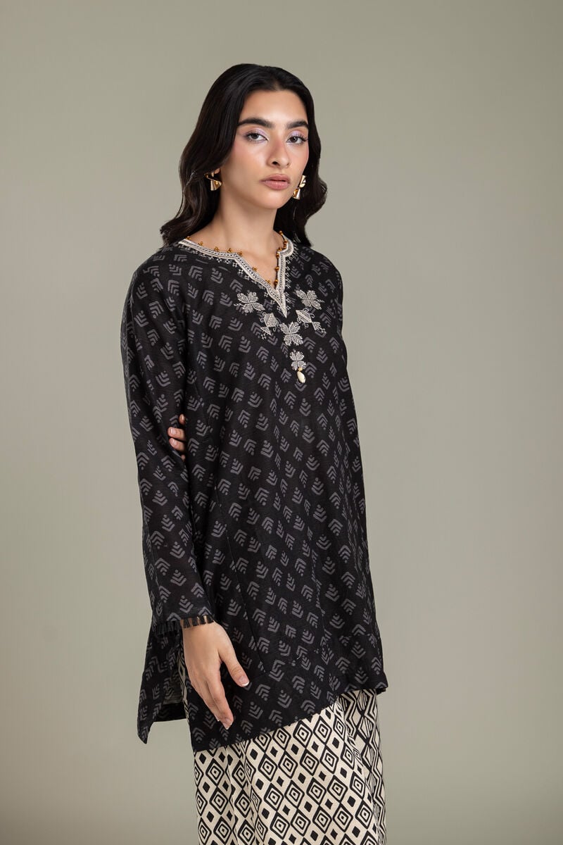 Embroidered | Light Khaddar | Black Khaddar Tailored | null