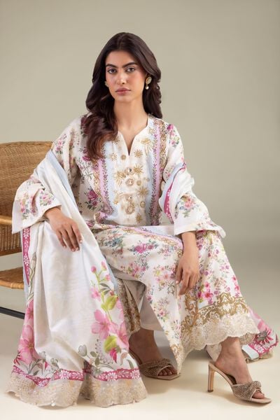 Embroidered | Raw Silk | Kurta | USD 55.00