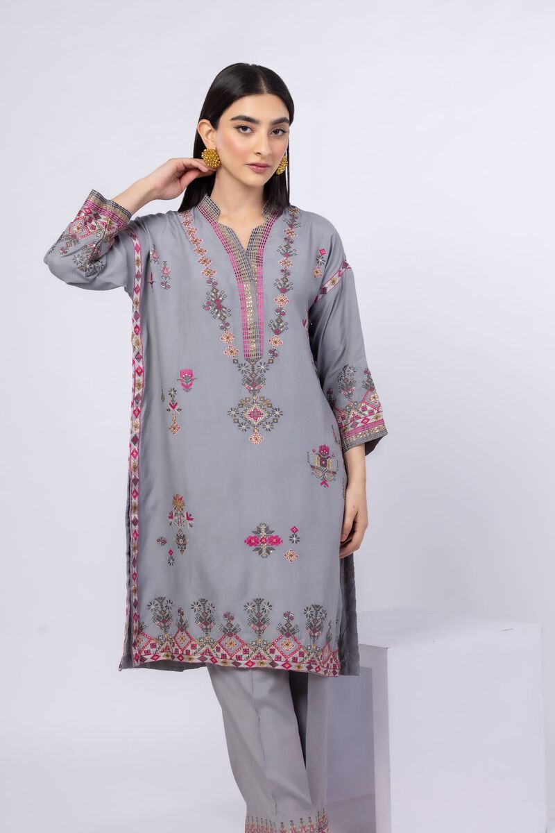 Embroidered | Russian Raw Silk | Kurta | USD 27.50
