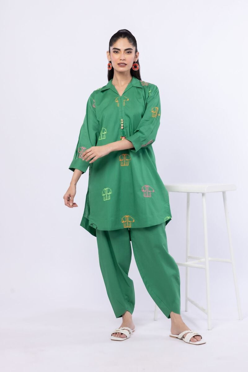Dyed | Crosshatch Poplin | Pants | USD 7.50