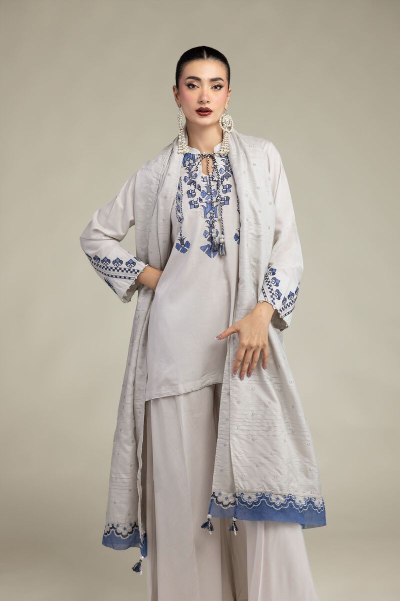 Embroidered | Polyester Silk | Embroidered Silk Dupatta | USD 40.00
