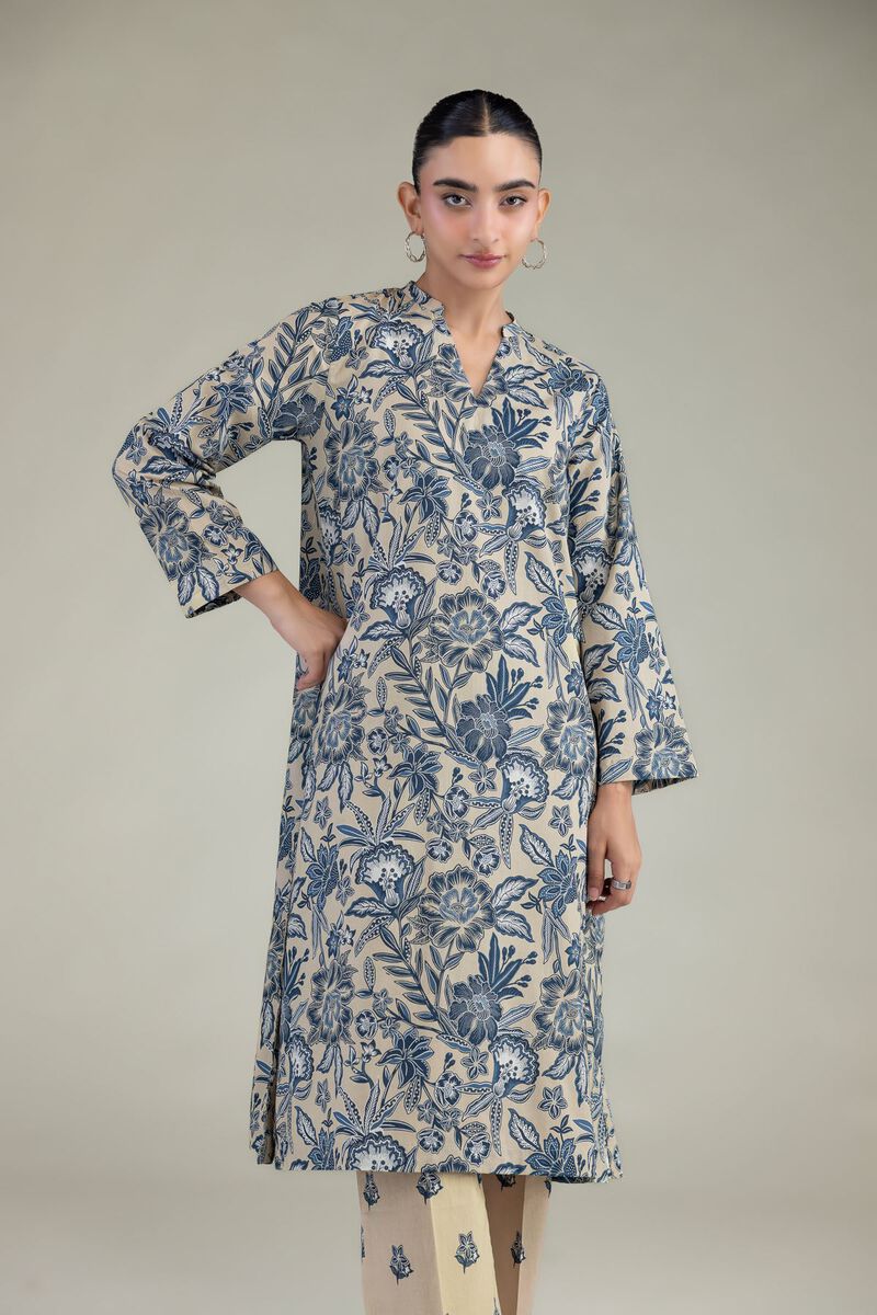 Printed | Cambric | Cambric Longline Kurta | USD 35.00