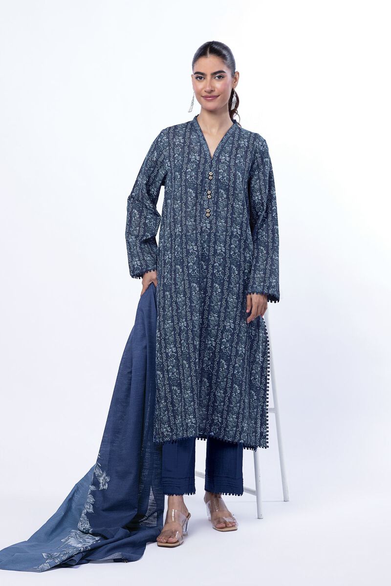 Printed | Light Khaddar | Tailored 3 Piece | USD 45.00