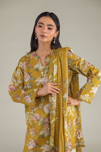 Printed | Lawn | Lawn Floral Dupatta | USD 30.00