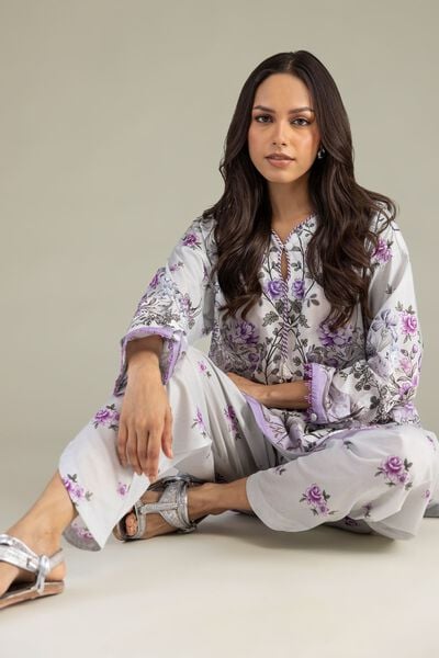 Printed | Cambric | Floral Cambric Kurta | USD 35.00