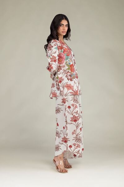 Printed | Cambric | Floral Cambric Trousers | USD 30.00